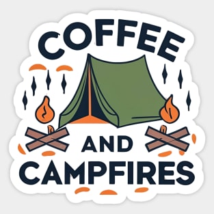 Campfire Sticker